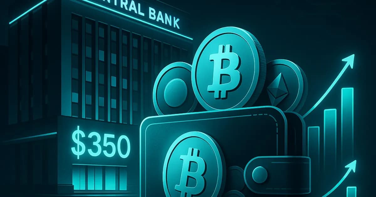 Kazakhstan Central Bank Eyes $350M Crypto Portfolio