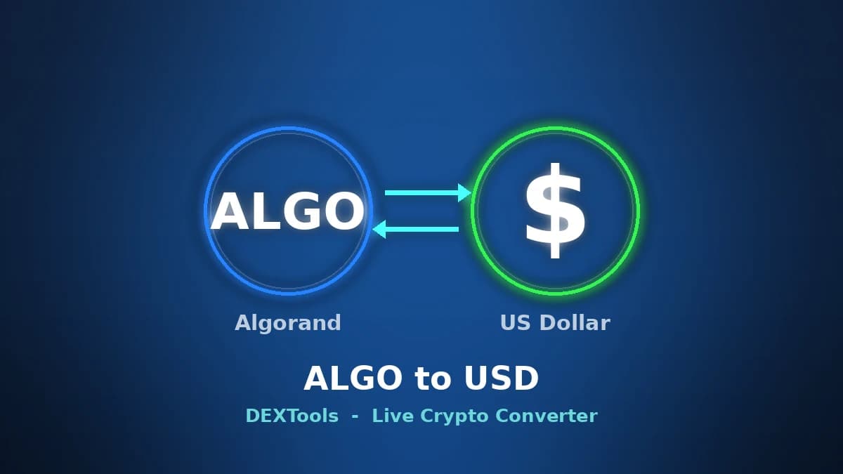 Algorand to USD Converter: Live ALGO Price (2026)