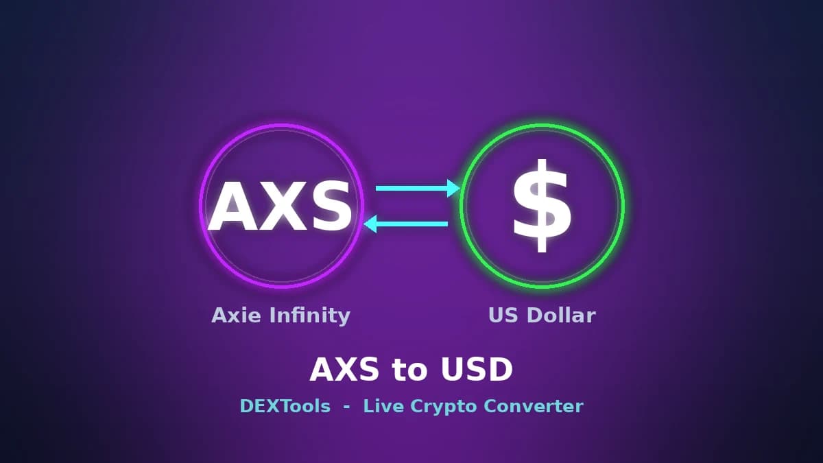 Axie Infinity to USD Converter: Live AXS Price (2026)