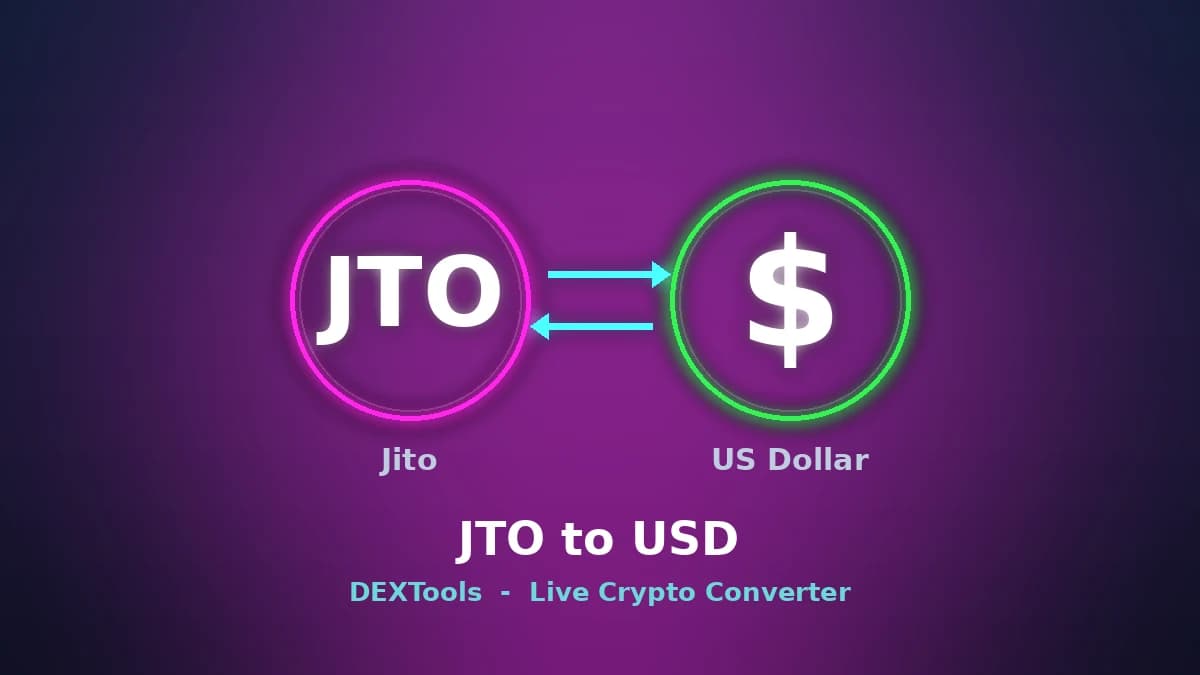 Jito to USD Converter: Live JTO Price (2026)