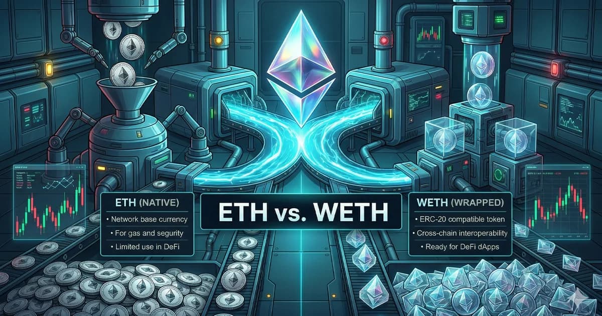 ETH vs WETH Explained: Differences and Uses (2026)