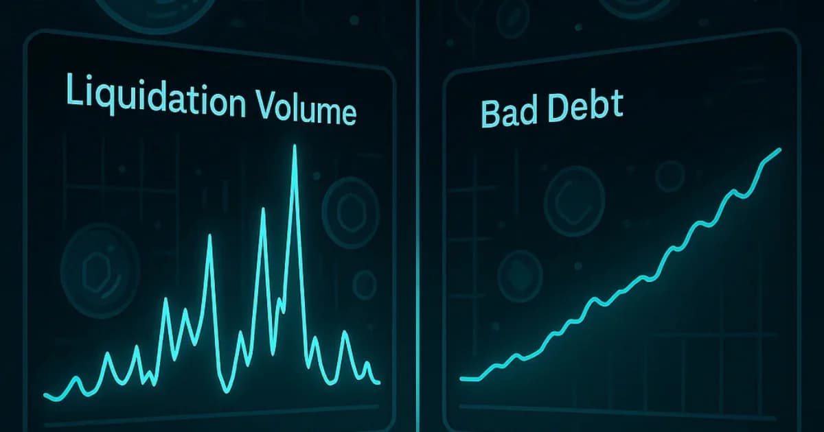 Liquidation Volume vs Bad Debt in DeFi Lending