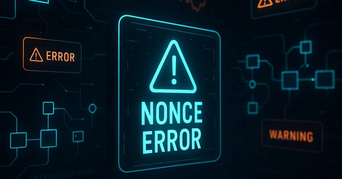 Nonce Error in Crypto: Complete Fix Guide for MetaMask & Bitcoin (2026)