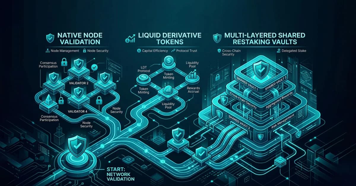 Native Staking vs Liquid Staking vs Restaking: Decision Tree