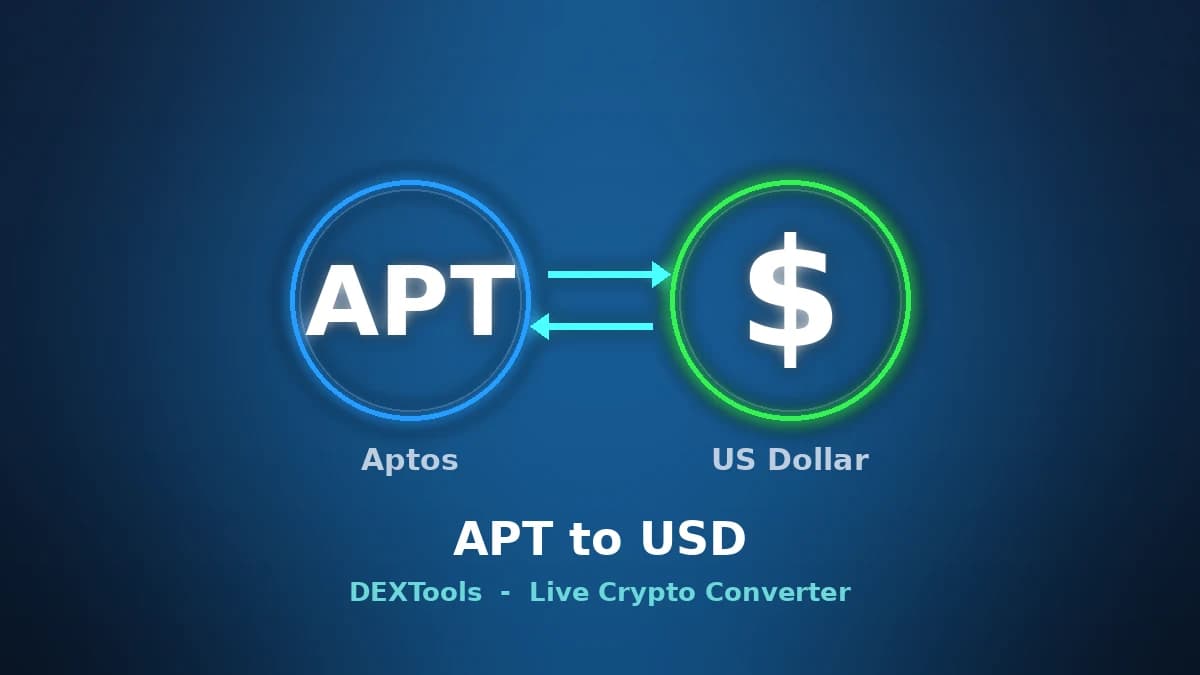 Aptos to USD Converter: Live APT Price (2026)