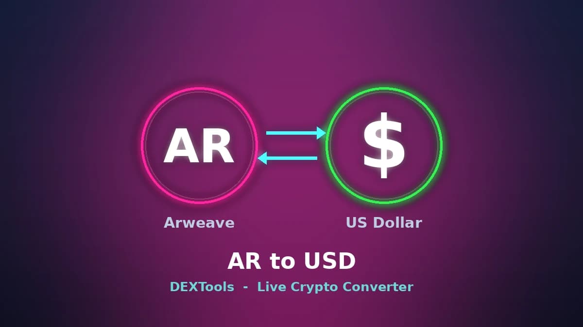 Arweave to USD Converter: Live AR Price (2026)