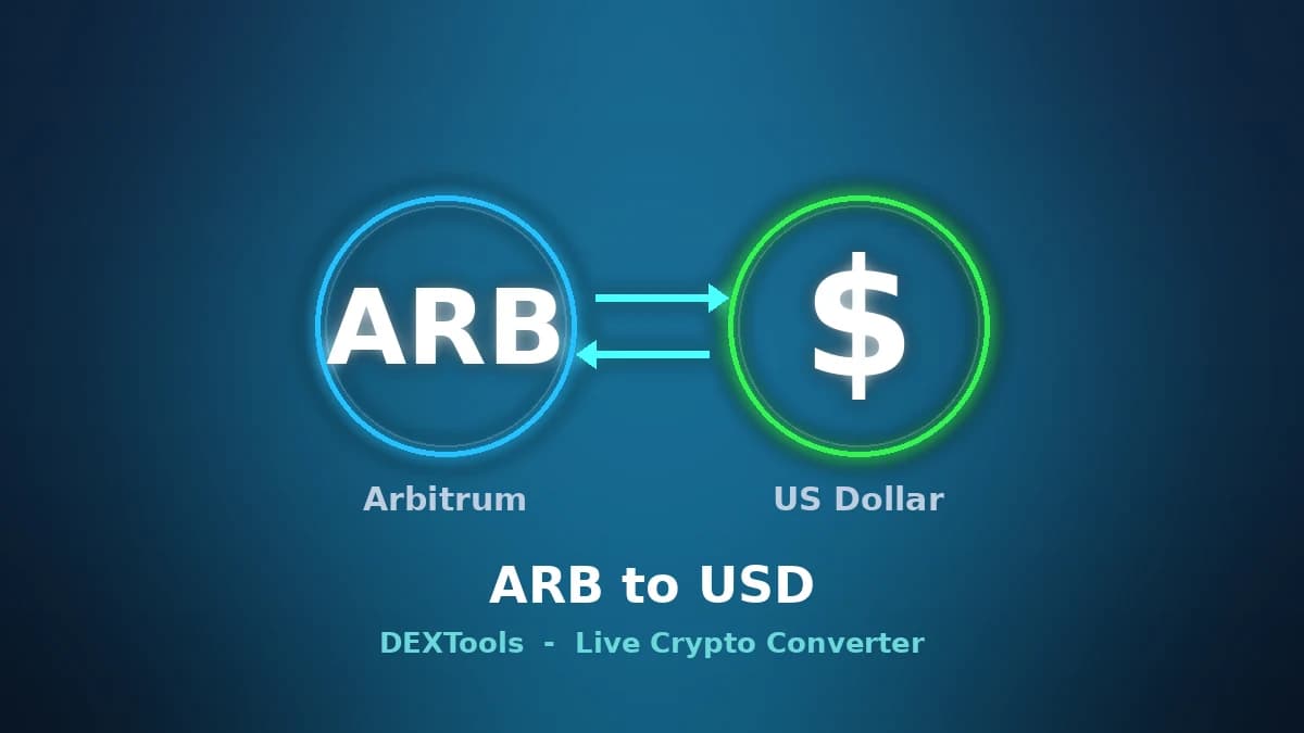 Arbitrum to USD Converter: Live ARB Price (2026)