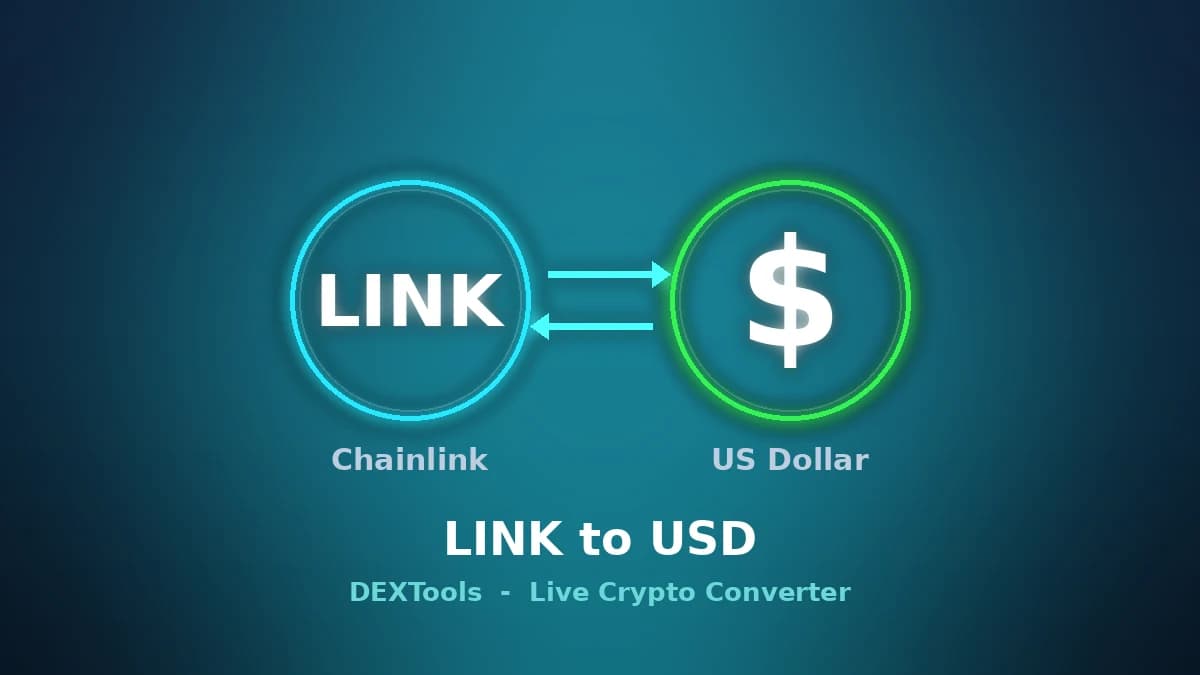Chainlink to USD Converter: Live LINK Price (2026)