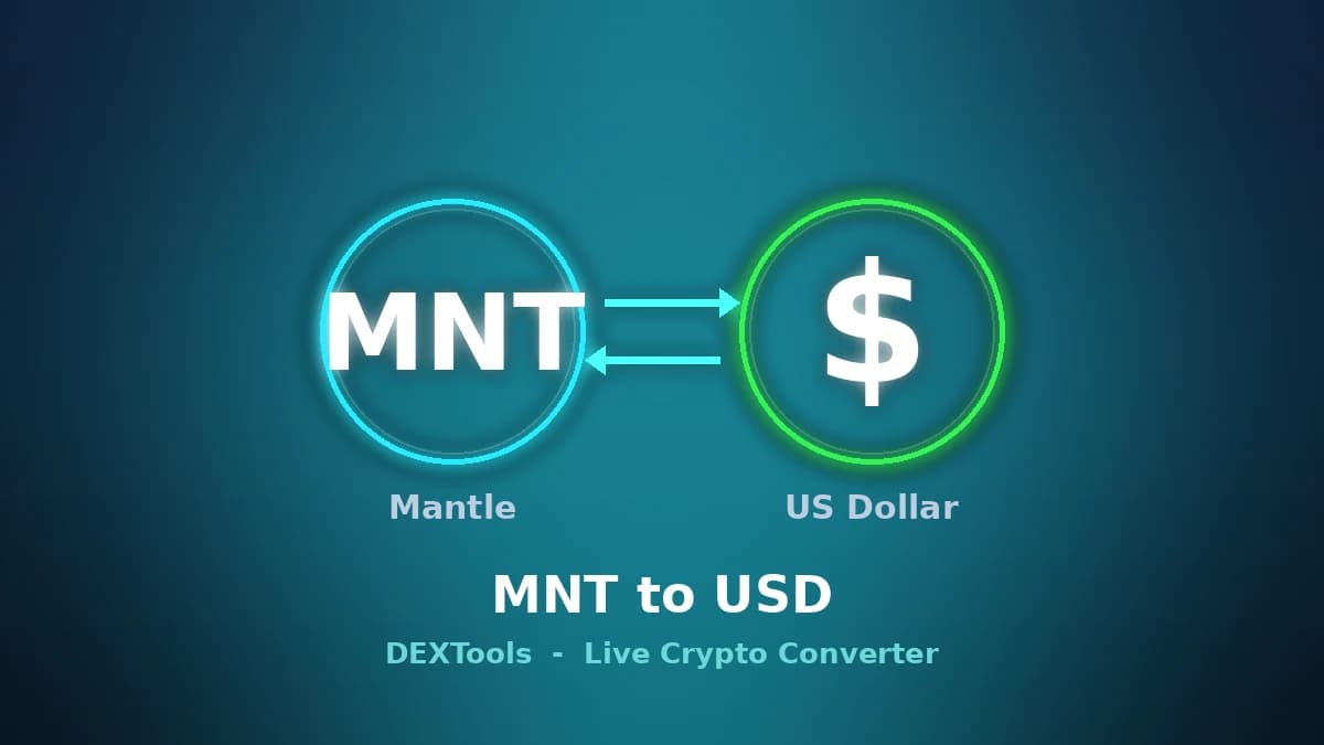 Mantle to USD Converter: Live MNT Price (2026)