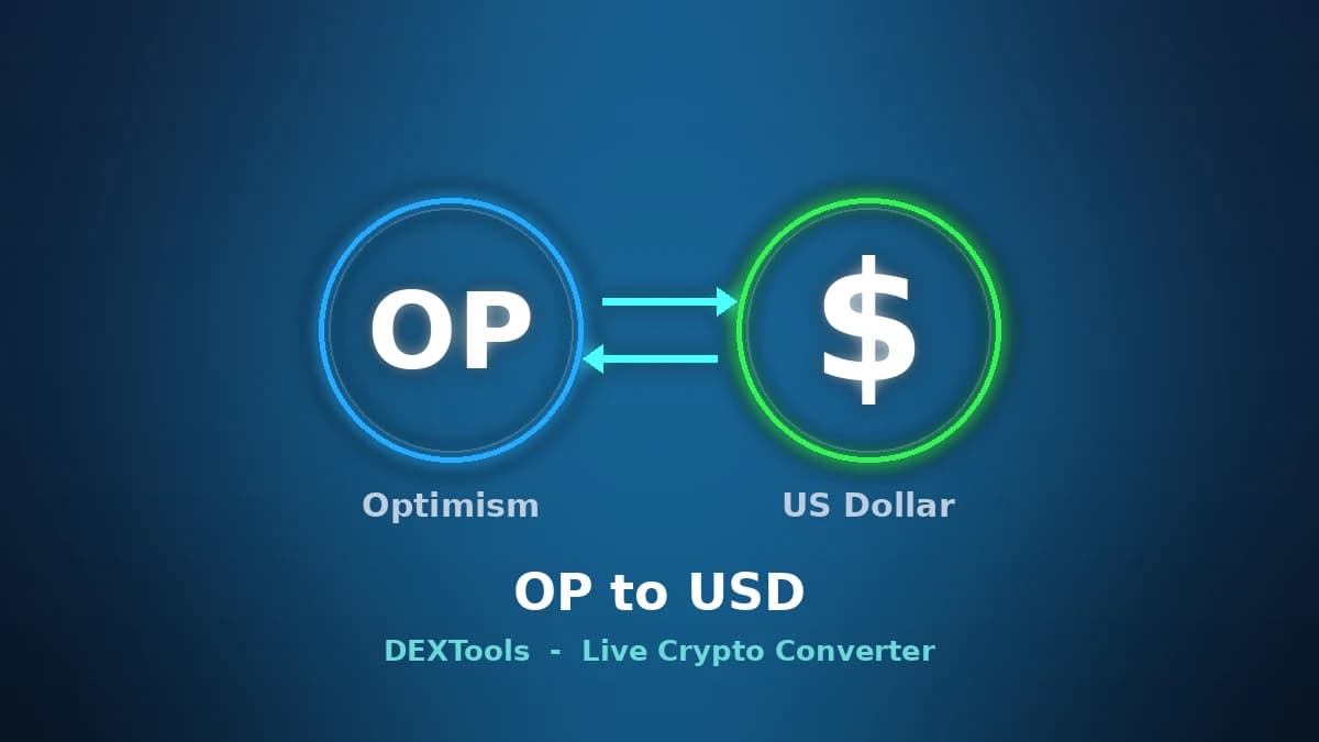 Optimism to USD Converter: Live OP Price (2026)