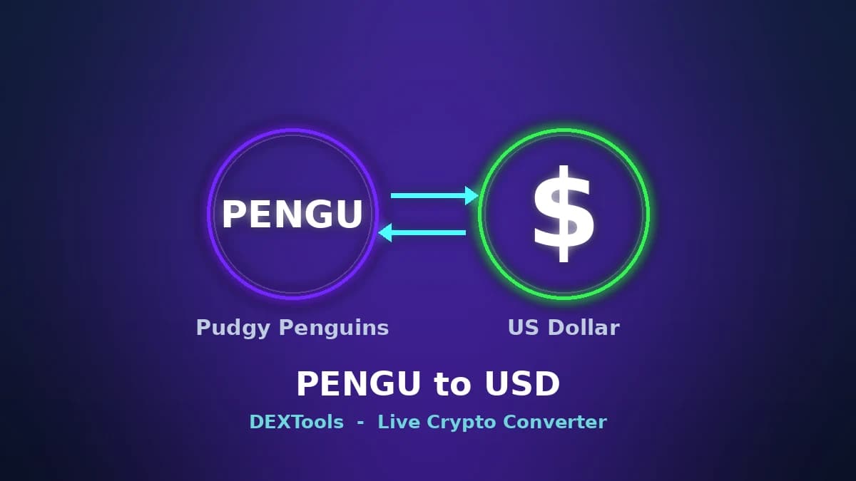 Pudgy Penguins to USD Converter: Live PENGU Price (2026)