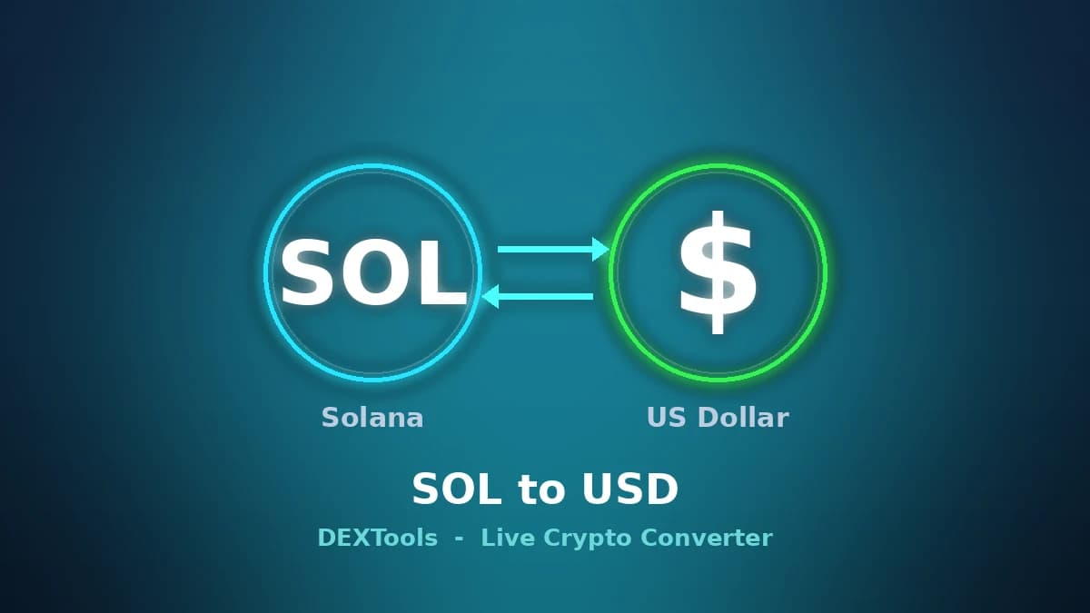 SOL to USD: Solana Price Today - Live Converter