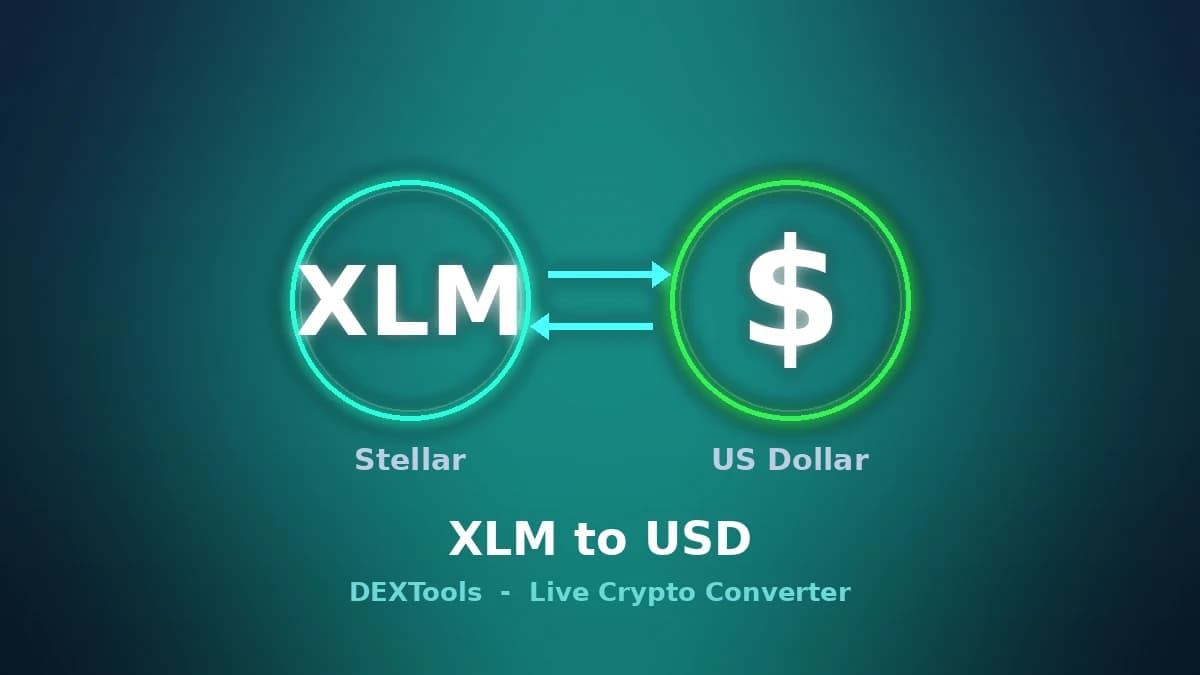 Stellar to USD Converter: Live XLM Price (2026)