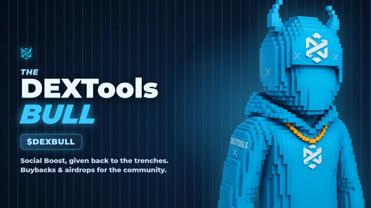 Welcome to The DEXTools Bull ($DEXBULL): We Are Giving Social Boost Back to the Community