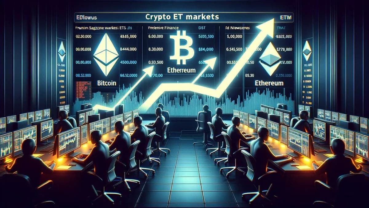Grayscale Bucks ETF Outflow Trend as Bitcoin and Ethereum Funds Slip