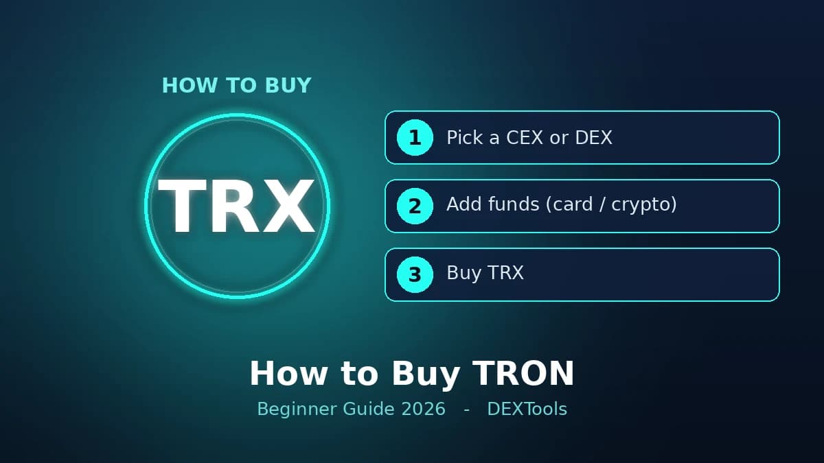 How to Buy TRON (TRX): Beginner Guide 2026