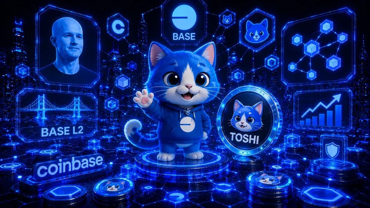 What Is Toshi (TOSHI)? Base Memecoin from Coinbase CEO's Cat Explained in 2026