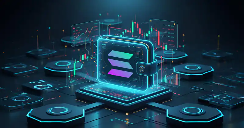 Solana wallet interface showcasing multi-chain trading options for memecoins in 2026.