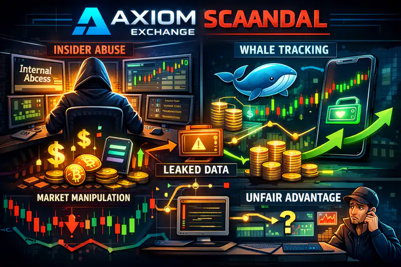 Axiom Exchange scandal raises concerns over insider trading and misuse of privileged tools in the crypto industry.