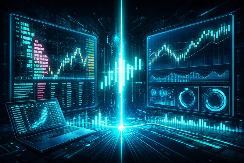 Order flow vs indicators comparison for traders in 2026, highlighting their distinct advantages in market decision-making.